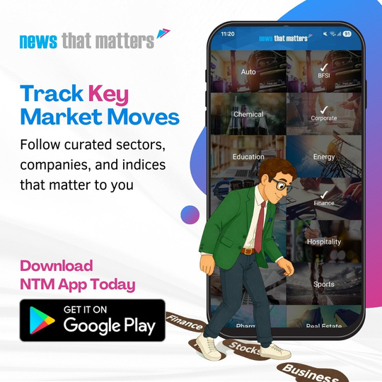 NTM app creative sample showing market moves messaging